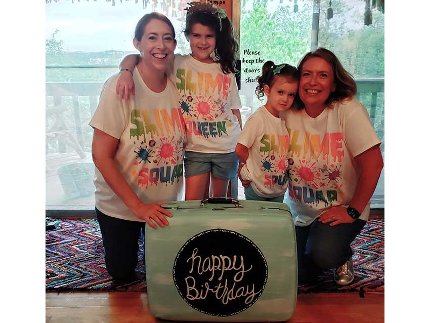 Slime birthday party Slime birthday party