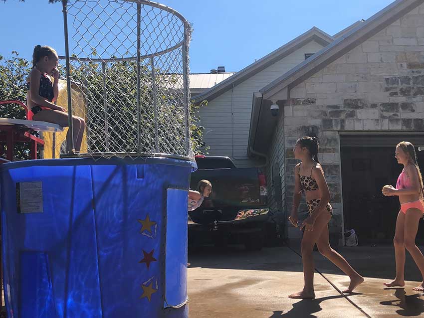 Austin Bounce House Rentals Dunk Tank Waiting Austin Bounce House Rentals Dunk Tank Waiting