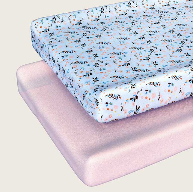 My Little Zone Floral Diaper Changing Pad Cover My Little Zone Floral Diaper Changing Pad Cover