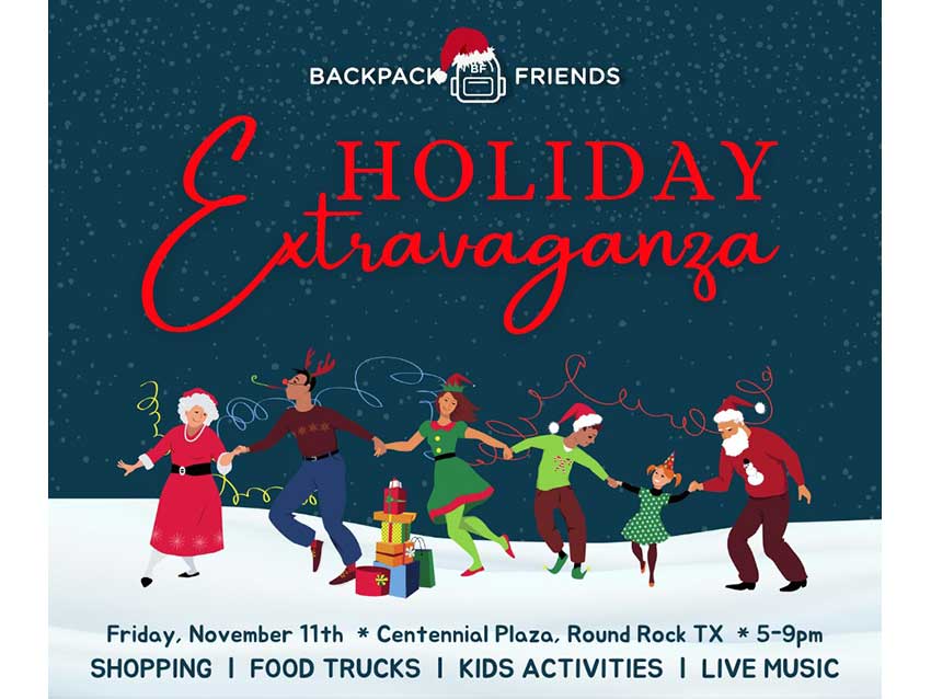 Backpack Friends Holiday Extravaganza Backpack Friends Holiday Extravaganza