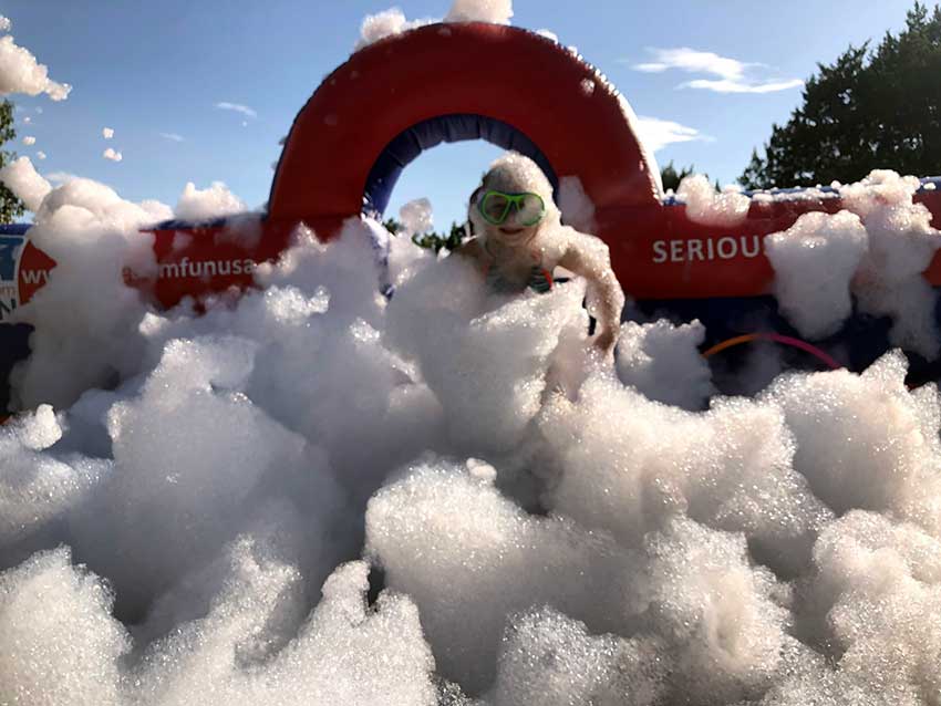 Foam Party for kids, best birthday ever - foam monster Foam Party for kids, best birthday ever - foam monster