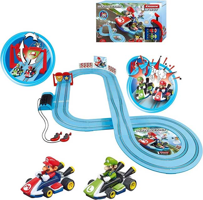 Carrera First Nintendo Mario Kart Slot Car Track Carrera First Nintendo Mario Kart Slot Car Track