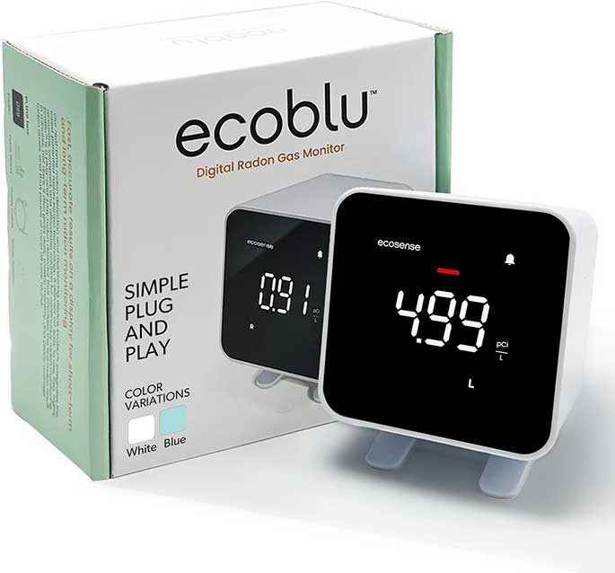 EcoBlu Digital Radon Monitor EcoBlu Digital Radon Monitor