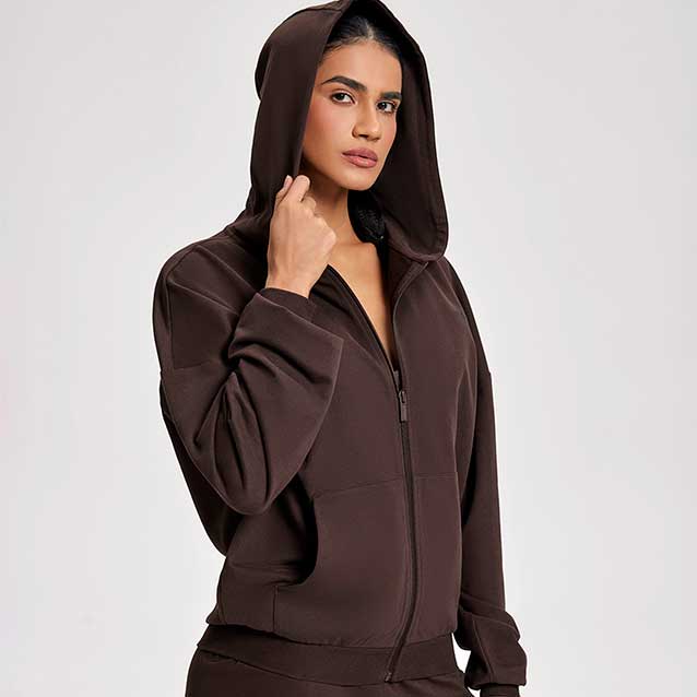BetterMe Lightweight Oversized Zip Hoodie BetterMe Lightweight Oversized Zip Hoodie