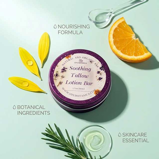 Oyu Botanica Lavender Tallow Lotion Bar Oyu Botanica Lavender Tallow Lotion Bar