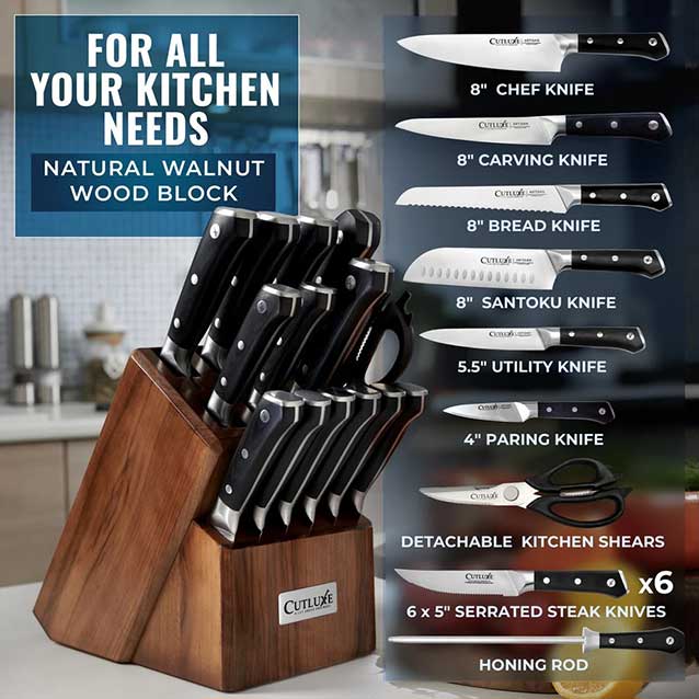 Cutluxe Pro Kitchen Block