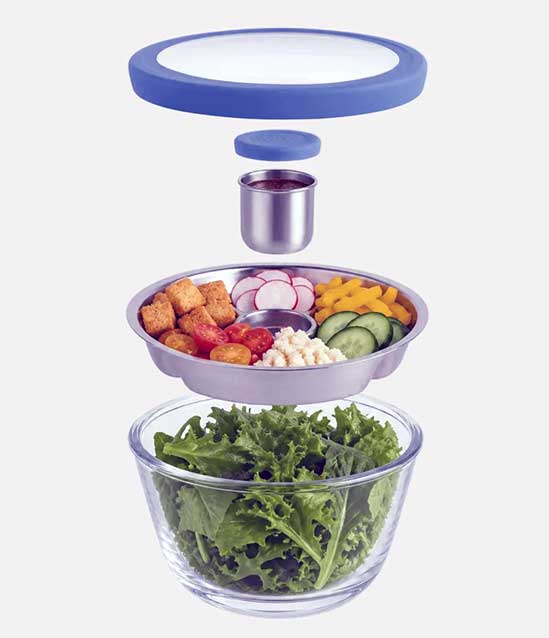 PlanetBox To‑Go Salad Bowl Kit