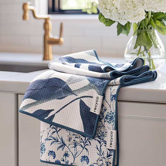 RECYCO Waffle Kitchen Towels