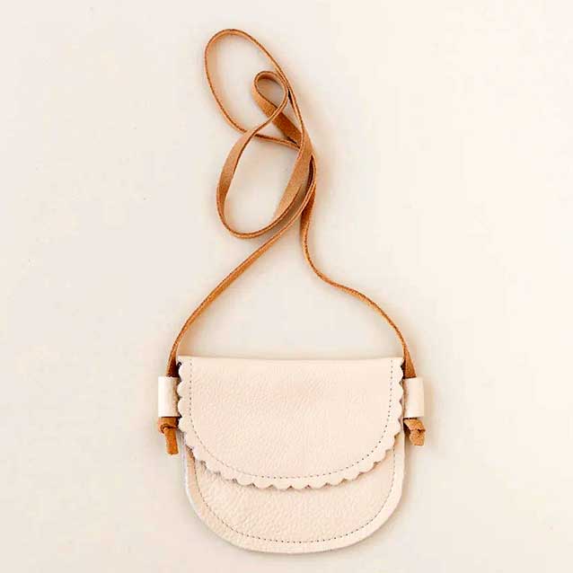 Sun & Lace Scalloped Leather Purse Sun & Lace Scalloped Leather Purse