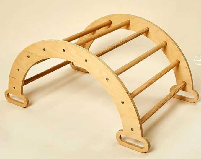 Aida Kids Pikler Wooden Climbing Arch Aida Kids Pikler Wooden Climbing Arch