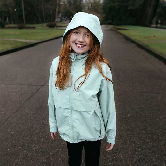 Youth Fleece Lined Rain Jacket Youth Fleece Lined Rain Jacket