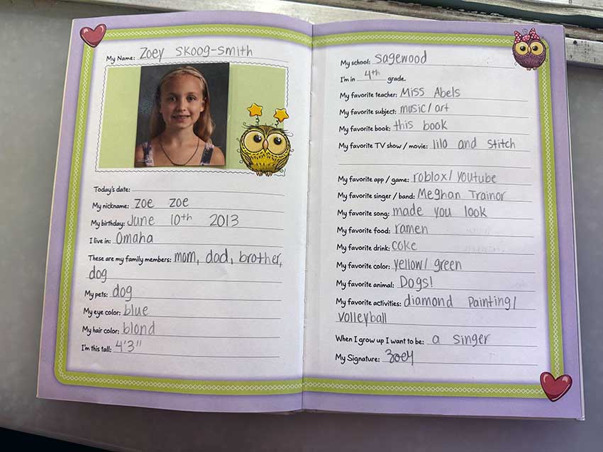 My Friends and I filled out My Friends and I filled out