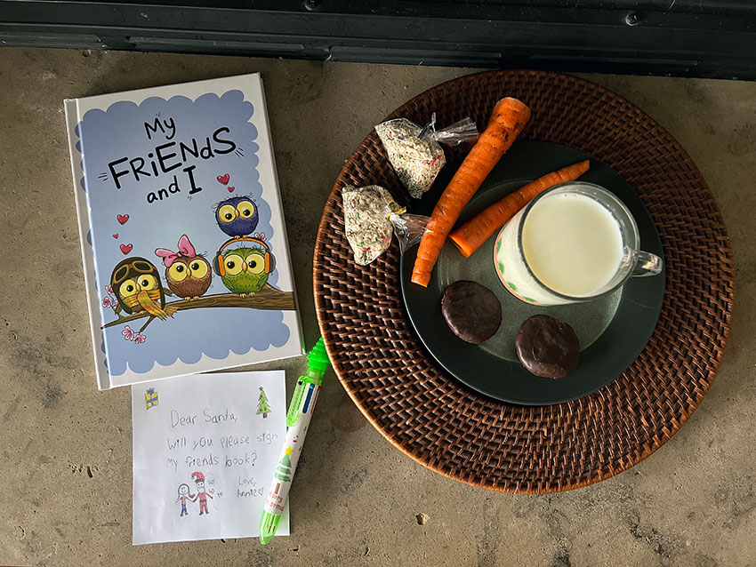 ‘My Friends and I’ Book Signed by Santa