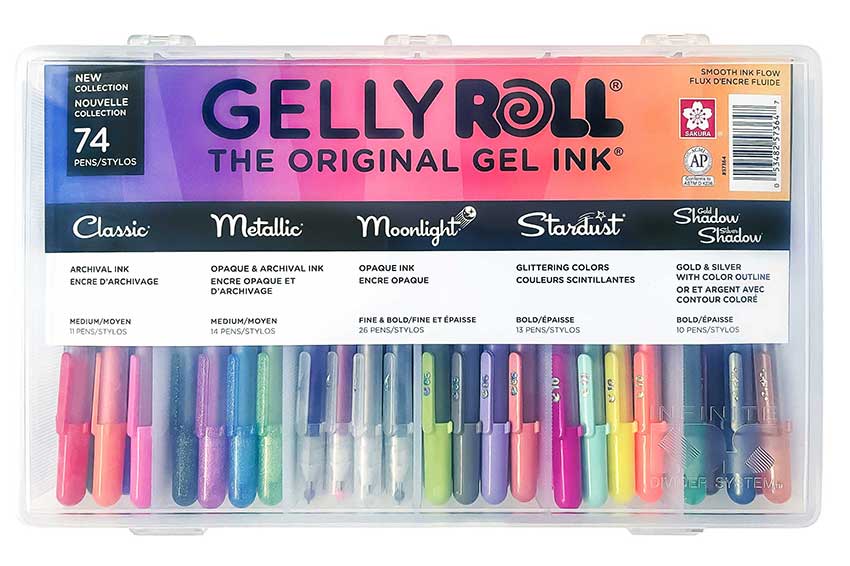 Sakura Gelly Roll 74‑Pen Gift Set Sakura Gelly Roll 74‑Pen Gift Set