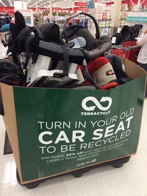 recycling car seats at walmart