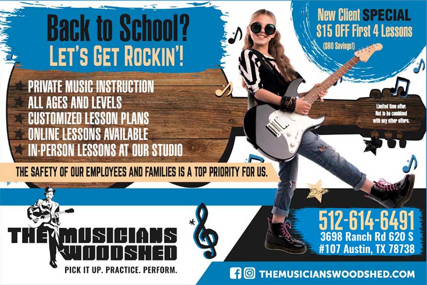 The Musicians Woodshed Back to School Special